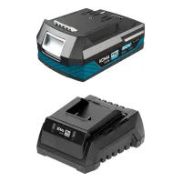 Pack Koma Tools 20v Pro Series – Batería Li‑ion 2.0ah (08770) + Cargador 60w (08772)