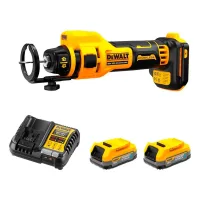 Sierra De Corte Para Panel De Yeso Dewalt Dce555e2-sk (2 X 1,7 Ah Powerstack + Dcb1104)