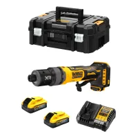 Amoladora Recta Dewalt Dcg420h2t (2 X 5,0 Ah Powerstack + Dcb1104 + Tstak Ii)