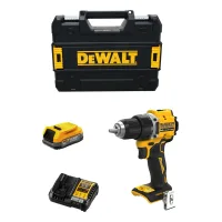 Taladro Atornillador Dewalt Dcd794e1t (1 X 1,7 Ah Powerstack + Dcb1104 + Tstak Ii)