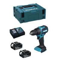 Taladro Atornillador Makita Ddf490rfj (2 X 3,0 Ah + Dc18rc + Makpac 2)