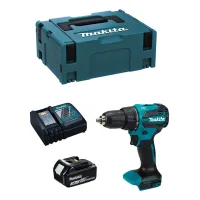 Taladro Percutor Makita Dhp490rfj1 (1 X 3,0ah + Dc18rc + Makpac 2)