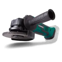 Vonroc - Amoladora Angular - Inalámbrica - 115mm, Vpower 20v (sin Batería) – Incl. Asa Lateral Y Bolsa De Almacenamiento