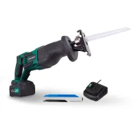 Vonroc - Sierra De Sable Vpower 20v – Incl. Batería De 4,0ah, Cargador Rápido, Hojas De Sierra Y Bolsa De Almacenamiento