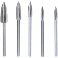 Herramientas Para Tallar Madera, Cortadores Rotativos Y De Grabado Para Tallar Madera, Cortador Rotativo De Doble Corte De Carburo De Tungsteno, Cortador De Acero Para Rectificado, Herramienta De Tall