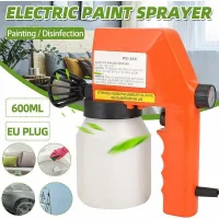 Pistola Pulverizadora Eléctrica Para Pintura – 600 Ml – Mini Pistola Pulverizadora Eléctrica Doméstica – Desinfectante Para Pintura De Paredes Coxolo