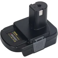 Adaptador De Batería Dm18rl Para Herramientas Ryobi De 18 V Con Batería De Iones De Litio, Convertible A Dewalt O Milwaukee.