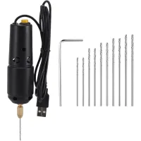 Mini Taladro Eléctrico Portátil, Con Brocas, Herramientas Para Joyería, Grabador, Taladro Usb Para Madera, Resina, Epoxi Y Manualidades (0,8-1,2 Mm).