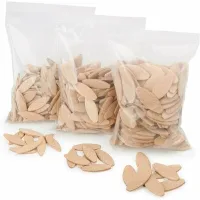 Surtido De Láminas Para Ensamblaje, Tipo Lamello 10, 100 Piezas/tamaño, Galletas De Madera Maciza De Haya. Ideal Para Fresadoras De Madera/cortadoras De Galletas.