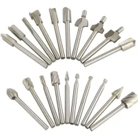 Paquete De 20 Brocas De Corte De Carburo De Tungsteno Para Amoladoras Rotativas Dremel.