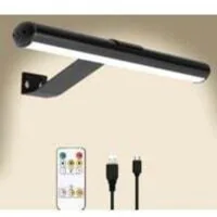 Aplique De Pared Inalámbrico Con Sensor De Movimiento, Aplique De Pared Led Inalámbrico Con Control Remoto, Luz Recargable Por Usb, Luz Magnética Para Cuadros, Baño, Interior, Dormitorio