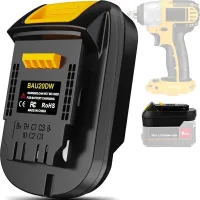 Adaptador Para Baterías Bauer De 20 V De Iones De Litio A Baterías Dewalt De 20 V Max, Para Herramientas Eléctricas Inalámbricas Dewalt De 20 V Y 60 V (solo Adaptador).