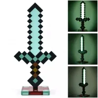 Lámpara De Noche Led Usb Diamond Sword De 35,5 Cm (14 Pulgadas) - Lámpara Decorativa Para Mesita De Noche. Divertida, Segura E Impresionante. Juguete Para Bebés, Niños Y Adolescentes. Ideal Para El Do
