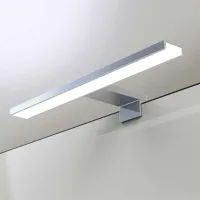 Espejo De Baño Led De 30 Cm, 6 W, 230 Voltios, Luz De Espejo De Baño 3 En 1 De Aluminio De 3000 K, Resistente Al Agua Ip44 [clase Energética E]
