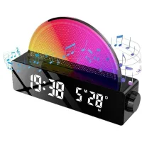 Despertador Luminoso Genérico Con Simulación De Amanecer, Despertador Luminoso Con Luz Nocturna Incorporada, Despertador Multicolor Para Personas Con Sueño Profundo, Despertador Inteligente, Máquina D