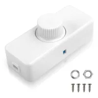 Regulador De Intensidad Para Luces Led De 3w A 100w Y Regulador Rotatorio De 220-240v Con Botón De Regulación Inteligente Para Luces Led Regulables Y Más.