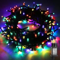 Guirnalda De Luces Led De 10 M Para Árbol De Navidad, Resistente Al Agua Ip44, 8 Modos, Para Exteriores E Interiores, Ideal Para Jardín, Navidad, Tiendas, San Valentín Y Cumpleaños.