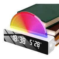 Despertador Con Simulación De Amanecer - Despertador Electrónico Inteligente - Para El Dormitorio - Pantalla Multicolor Para Personas Con Sueño Profundo