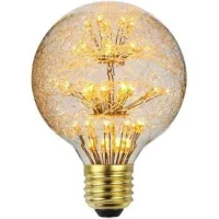 Bombilla Led Vintage Rgb Tipo Fuegos Artificiales Edison 3w 220/240v E27 Bombilla Decorativa (g80) [clase Energética G]