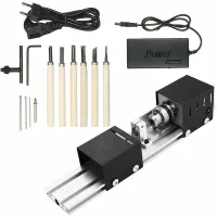 Taladro Rotatorio De Bricolaje, Torno De Pulido, Mini Máquina De Cuentas De 100 W, Torno Buda En Miniatura, Torno De Cuentas, Cuentas De Madera