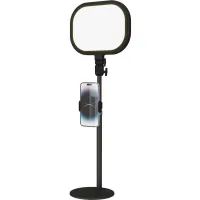 Accesorios De Iluminación Exterior: Lámpara De Escritorio Led Regulable Con 5 Modos De Color, 10 Niveles De Brillo, Puerto Usb, Temporizador Y Soporte Para Teléfono – Negra