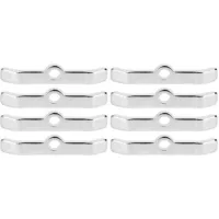 Separadores De Tapa De Válvulas Fabricados En Aleación De Aluminio Cromado, Finamente Elaborados, Juego De 8 Para Motores De Turismos.