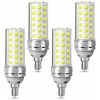 Bombilla Led E14, Blanco Frío 6000 K, 1450 Lm, 12 W, Tipo Mazorca De Maíz (equivalente A Una Bombilla E14 De 100 W), No Regulable, Paquete De 4