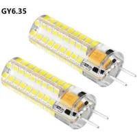 Lámpara Led G6.35 De 12 V, Sustituto De Lámparas Halógenas De 7 W/50 W, Luz Blanca Pura De 6000 K, Ángulo De Haz De 360°, Para Iluminación De Armarios, No Regulable (2 Unidades).