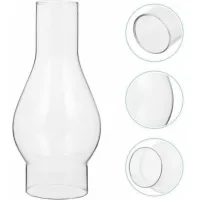 Pantalla De Cristal Transparente Para Lámparas De Aceite, Pantalla De Cristal Para Chimenea Para Lámparas De Queroseno, Pantalla Para Lámparas De Queroseno, Accesorios Intercambiables (tamaño: Pequeño
