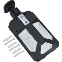 Aplique Solar De Pared Con Clasificación Ip65 A Prueba De Agua, 87 Led, Batería De 2400 Mah, 3000 Lm, Sensor De Movimiento Para Caminos De Jardín.