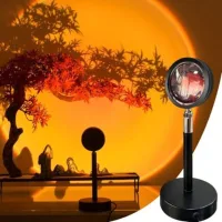 Lámpara De Proyección Con Efecto Atardecer, 16 Colores Y Mezcla Rgb, Con Control Remoto, Lámpara Solar Giratoria De 180°, Aspecto Romántico.