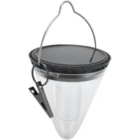 Lámpara Solar Led Decorativa, Lámpara Colgante Para Iluminación De Jardín, Terraza Y Paisaje, Luz Blanca Cálida.