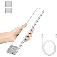 Lámpara Led Para Armarios, Lámpara Automática Portátil Para Armarios, Lámpara Con Sensor De Movimiento, Tira De Luz Led Inalámbrica Magnética Con Función De Carga Usb, Adecuada Para Armarios, Cocinas,