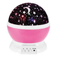 Lámpara De Noche Con Proyección De Estrellas Para Niños, Proyector Giratorio De 360°, Luz De Techo, Luz Nocturna Led Para Bebés Con 8 Modos De Color, Idea De Regalo Para Bebés, Regalo De Navidad, Rega