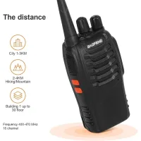 Radio Bidireccional De Largo Alcance, Radio Profesional De 16 Canales, Compatible Con Ctcss/dcs, Radio Recargable Con Batería De 1500 Mah, Alcance De 1 A 3 Km, Para Actividades Al Aire Libre Como Acam