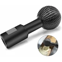 Fresa Rotativa De Bola, 10 Mm/14 Mm, Acero Al Carbono Para Trabajar La Madera, Pulir, Grabar, Taladrar, Cabezal De Rectificado Para Amoladoras Angulares 100/115/125 (14 Mm)