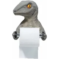 Soporte Para Papel Higiénico Con Forma De Dinosaurio: No Requiere Perforaciones. Soporte Para Papel Higiénico, Almacenamiento Para El Baño, Portarrollos De Papel Higiénico, Soporte Para Toallas De Pap