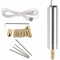 Mini Taladro Eléctrico Recargable Por Usb Para Resina - Lápiz De Grabado Inalámbrico - Herramienta De Pulido (0,5-3,2 Mm)