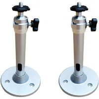 Soporte De Techo Para Proyector, 2 Unidades. Colgador Universal Para Proyector, Ideal Para Techo, Escuela, Oficina O Pared. Mini Proyector De Techo O Pared Duradero (plateado).