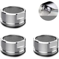 Aireador De Grifo [3 Piezas], Aireadores De Grifo De Acero Inoxidable, Ahorradores De Agua Para Baño Y Cocina.