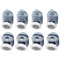 Rodillos Para Puerta De Ducha De 8 Piezas, Rodillos Para Puerta De Ducha, Rodillos Para Puerta De Ducha Corredera, Rodillos Para Mampara De Ducha Para Puertas De Ducha De Baño, 25 Mm