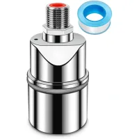 Válvula De Flotador De 1/2" Para Tanque De Agua De Piscina - Válvula De Control Automático De Nivel De Agua - Acero Inoxidable 304, Nivel Bajo De Agua, Válvula De Flotador De Llenado Automático