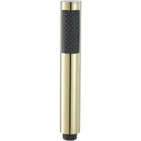 Cabezal De Ducha De Alta Presión, Cabezal De Ducha De Mano Redondo De Latón, Cabezal De Ducha Antical, Cabezal De Ducha Ahorrador De Agua, G1/2, Oro Titanio