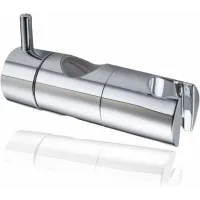 Soporte Para Cabezal De Ducha, Soporte De Mano Con Ventosa Para Ducha, Soporte De Pared Para Cabezal De Ducha, Deslizador De Ducha Universal Reemplazable (19 Mm, Plateado)