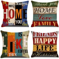 Juego De 4 Fundas De Cojín De 45x45 Cm, Fundas Decorativas Para Sofá, Almohadas, Decoración Para Sofá, Dormitorio, Cama, Jardín, Sofá, Silla.
