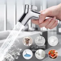 Rociador De Bidé Portátil, Cabezal De Ducha De Bidé Portátil, Rociador De Inodoro Ajustable, Ducha De Inodoro Portátil Para Bidé Para Higiene Personal Y Limpieza.