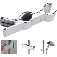Soporte Abatible Para Cabezal De Ducha De Aleación De Zinc, Soporte Reemplazable Para Ducha De Mano De 20-29 Mm, Soporte Ajustable Cromado Para Cabezal De Ducha Para Bañera Y Baño (plateado).