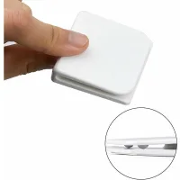 Paquete De 12 Clips Antisalpicaduras Para Cortina De Ducha, Cortavientos, Autoadhesivos (blancos)