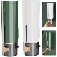 Dispensadores De Jabón De Pared, Dispensador De Gel De Ducha De Pared De 450 Ml Sin Necesidad De Taladrar, Dispensador De Jabón De Plástico Para Champú, Gel De Ducha Y Jabón De Manos.