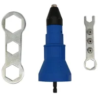 Remachadora Eléctrica, Herramienta Eléctrica Para Remachar Tuercas Remachables, Adaptador De Taladro Remachador Inalámbrico A